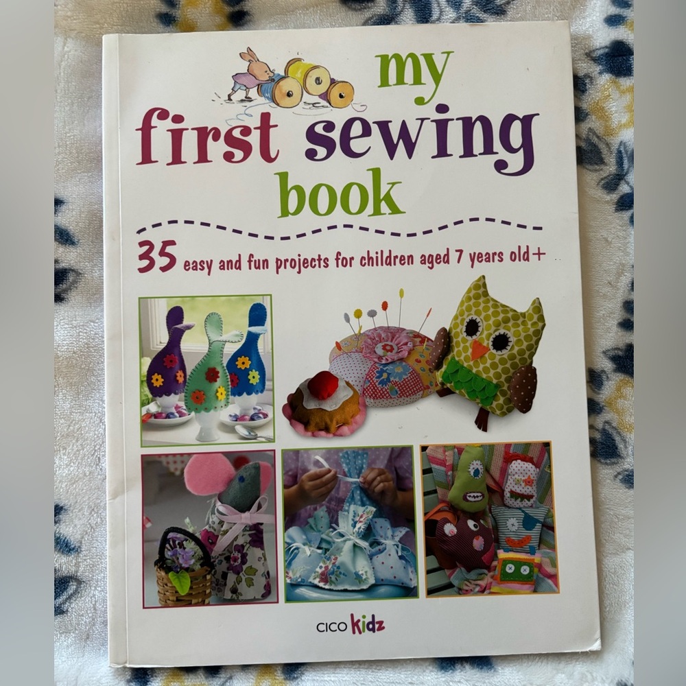 My First Sewing Book - White Cover
